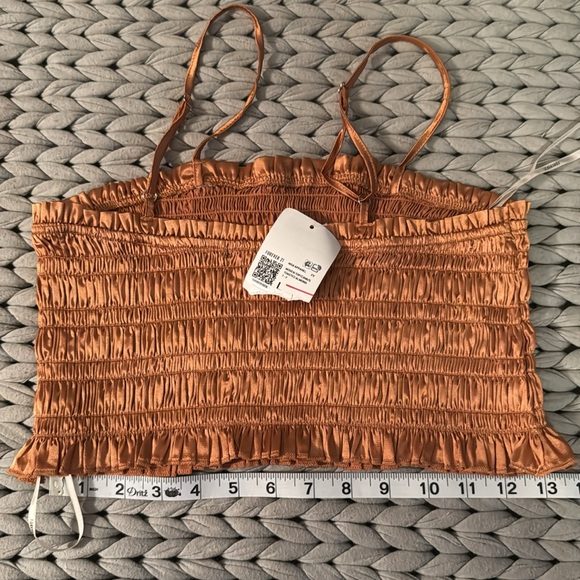 Toasted almond stretch crop cami - Picture 3 of 3